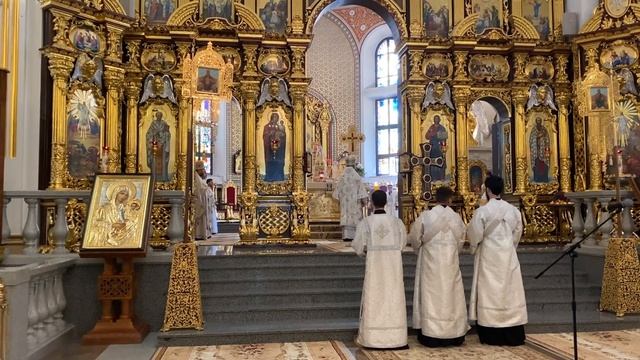 Престольный день Спасо-Преображенского кафедрального собора города Донецка смотреть онлайн