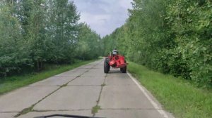НОВАЯ РОТОРНАЯ КОСИЛКА НА ТРАКТОР Т25. КОСИМ ПЕРВЫЙ РАЗ!