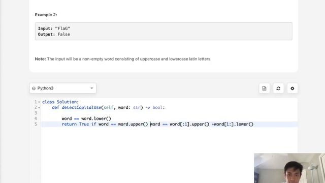 Leetcode - Detect Capital (Python) смотреть онлайн