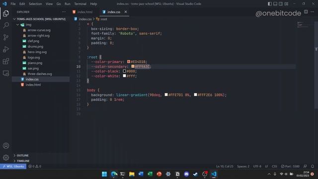 PROJETO: LANDING PAGE apenas com HTML e CSS a partir do FIGMA - PARTE 01 | ONEBITCODE смотреть онлайн