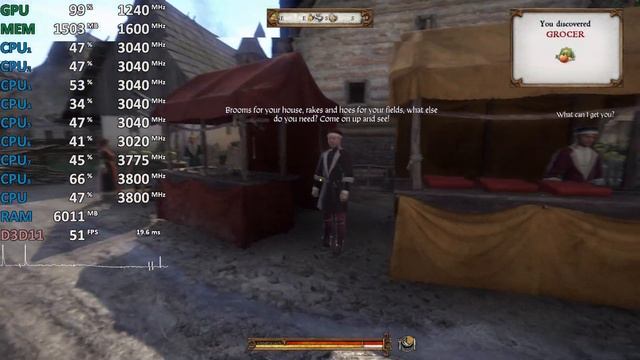 Ryzen 5 2400G Test - Kingdom Come: Deliverance - Gameplay Benchmark смотреть онлайн