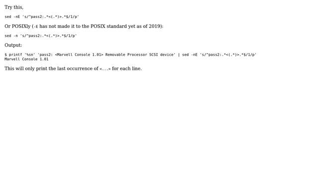 Unix & Linux: Extract substring according to regexp with sed or grep (4 Solutions!!) смотреть онлайн