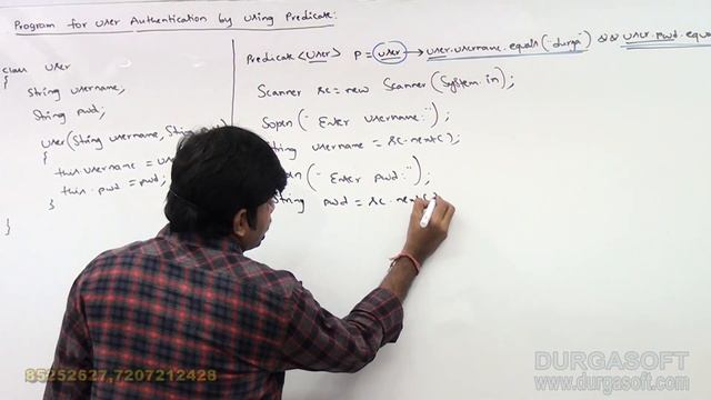 Java 1.8 New Features || Program for User Authentication by using Predicate || by Durga смотреть онлайн