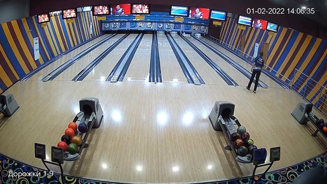 Первенство России по боулингу 2022 г. Омск 31 января Cam -1 смотреть онлайн