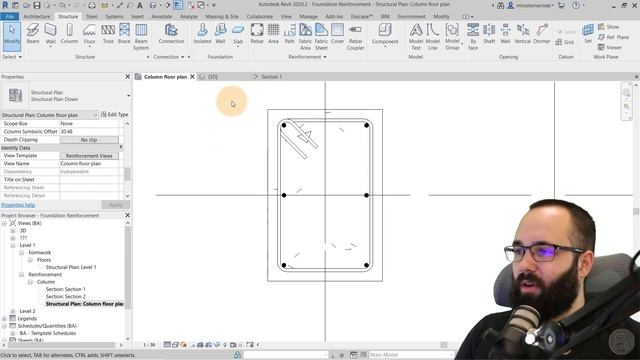 Foundation Reinforcement in Revit Tutorial смотреть онлайн