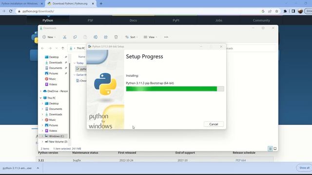 Complete Python Installation Process | 2023 | python 3.11.3 latest version #trending #python #tech смотреть онлайн