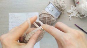 Мишка из плюшевой пряжи крючком. Часть 1