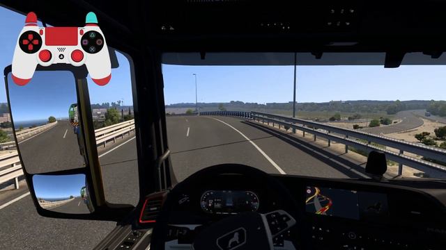 POV Truck Driving MAN TGX In Zaragoza | Euro Truck Simulator 2 PS4 Controller