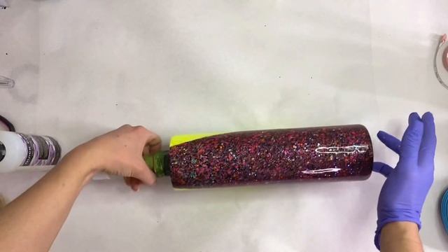 Neon Leopard V-Split Tumbler Featuring the March Peachy Palette смотреть онлайн