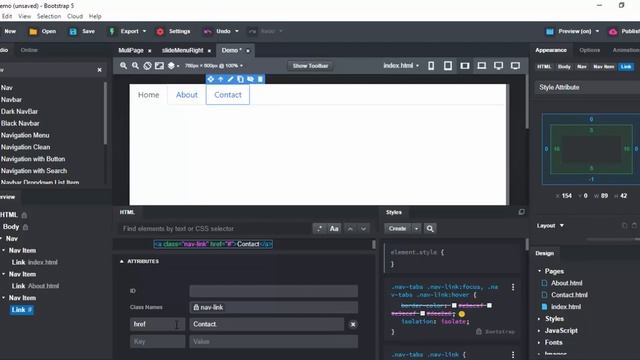 Starting a simple Multiple Pages in bootstrap studio using linked component смотреть онлайн