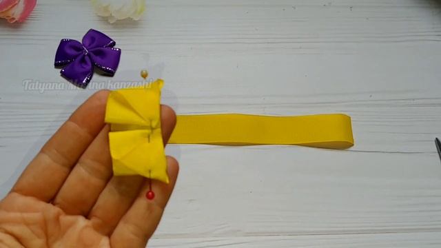 Как же Просто...Мини-бантики из репсовой ленты 2.5 см? смотреть онлайн
