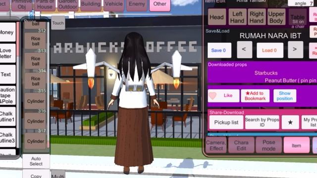ID SUPERMARKET, STARBUCKS, STATIONARY STORE, CAFE , etc || SAKURA SCHOOL SIMULATOR смотреть онлайн