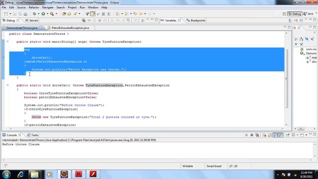 easyjavatutorials.in | Java Exception Handling - Throws ( In Hindi) смотреть онлайн