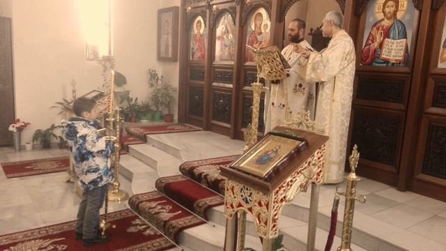 Благовещение - Тропар - Глас 4 / Храм 