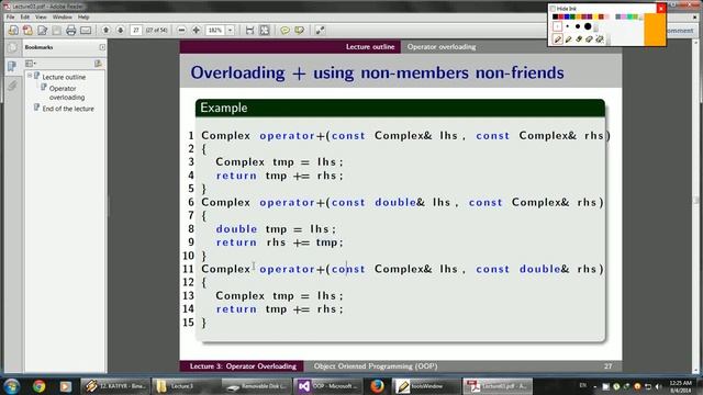 Session 2 - Operator Overloading in depth (Arabic) смотреть онлайн