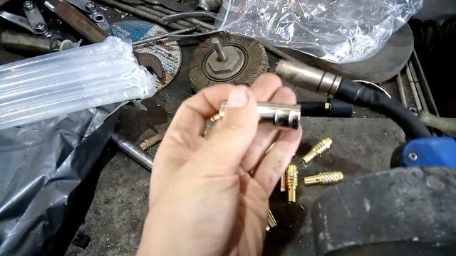 Набор наконечников на сварочный полуавтомат с Aliexpress. Посылка из Китая. смотреть онлайн
