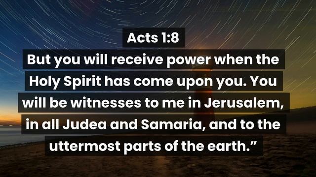 Acts 1:8 - Bible Meditation - You Will Receive Power When The Holy Spirit Has Come Upon You! смотреть онлайн