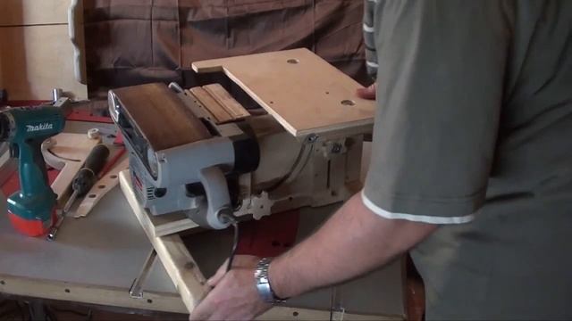 Шлифовальный станок на базе Интерскол 100/1200Э смотреть онлайн