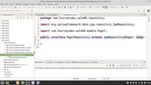 Spring Boot - Aula 09: Criando relacionamento @ManyToMany entre Usuário e Papel (Spring Security) смотреть онлайн
