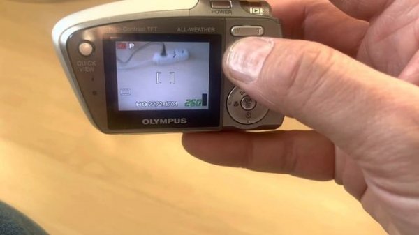 Olympus Mju-mini Digital silver compact camera cute design