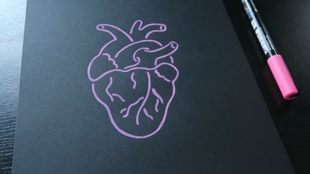 How to Draw GLOW Like a PRO *neon lights on paper tutorial* смотреть онлайн