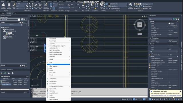 [AP3D] PIPE RACK PIPING-11 (Autocad Plant 3D Tutorial - Support-3) смотреть онлайн