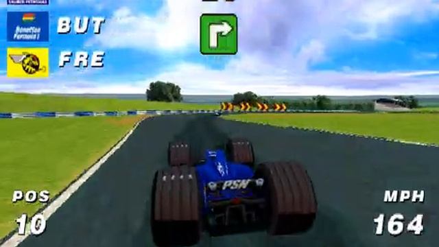 Formula One Arcade PS1 Gameplay - Britain - Prost - Jean Alesi смотреть онлайн