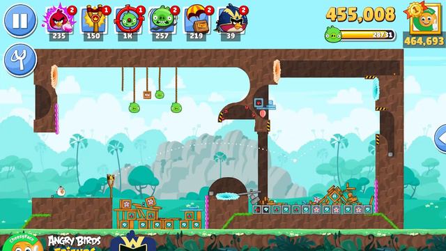 Angry Birds Friends Tournament 1198 Level 6 No Power UP смотреть онлайн