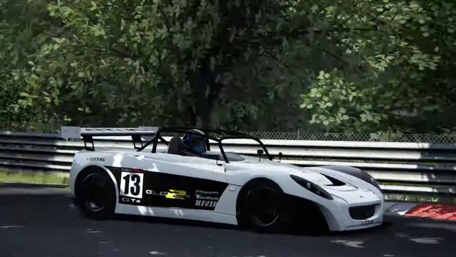 Lotus 2 Eleven GT4 @ Nordschleife Replay - Assetto Corsa смотреть онлайн