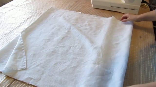 Как сшить наволочку 70 х 70 без оверлока? Очень просто! смотреть онлайн