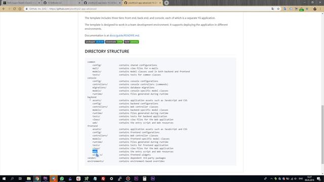 Структура проекта на SkeekS CMS и обзор базовых yii2 проектов. смотреть онлайн