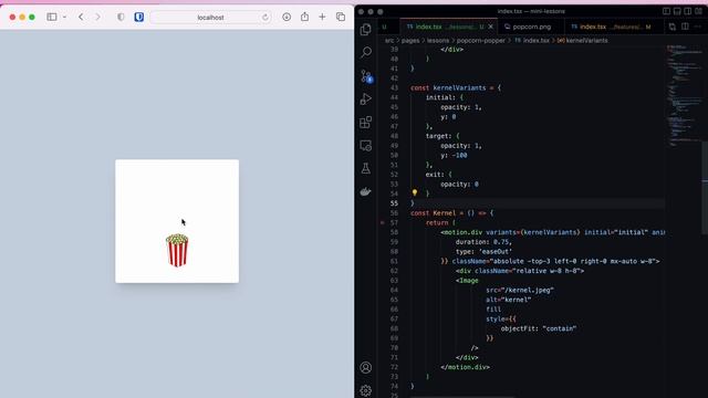 Creating interactive and animated components with React and Framer Motion (Part 3/3) смотреть онлайн