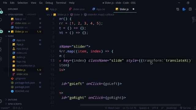 Build a carousel in React js. (Custom component ) смотреть онлайн