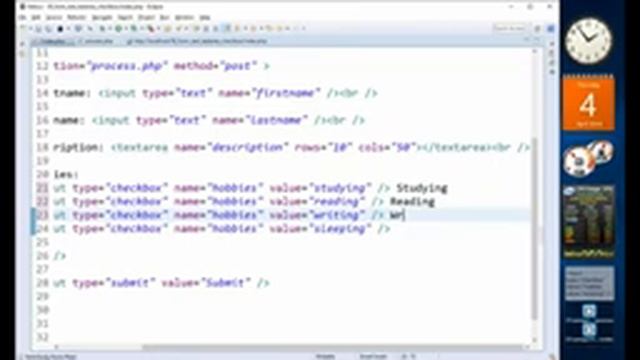 50 PHP Form text, textarea dan checkbox смотреть онлайн