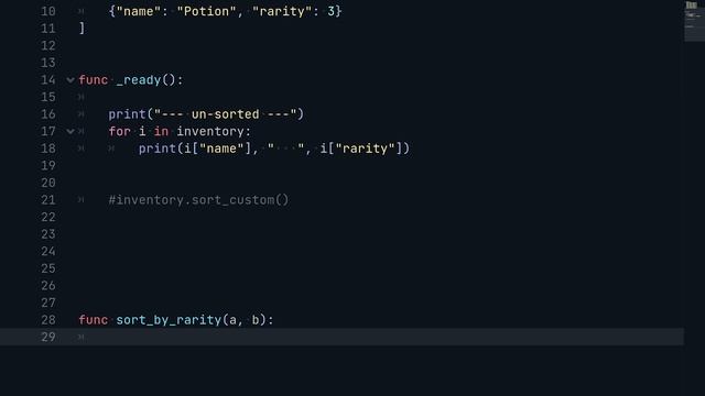 Custom Sorter Tutorial In Godot!