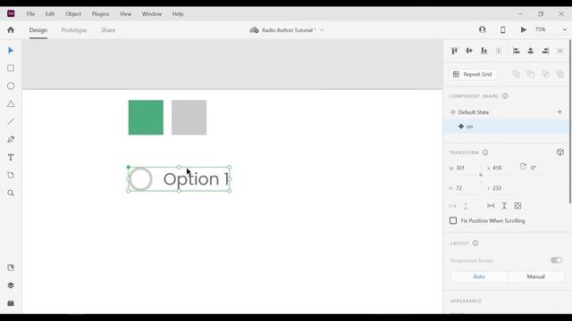 Adobe XD for Beginners Radio Button Design and Prototype смотреть онлайн