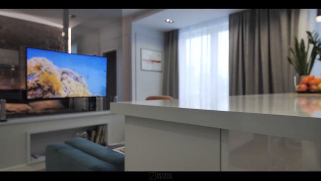 Дизайн интерьера | Обзор #6 | Однокомнатная квартира 45 м2. Мой первый объект, с чего все начиналос смотреть онлайн