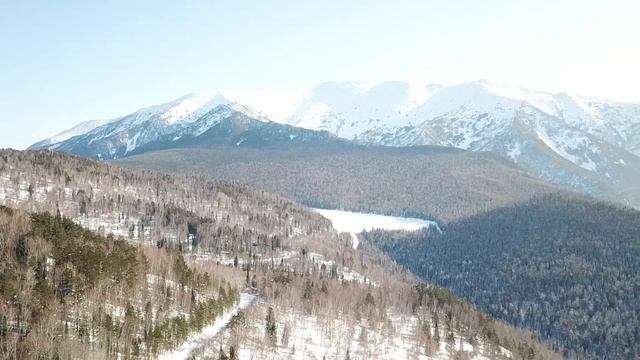 Горная Хакасия 2023 Зима, полеты на дроне смотреть онлайн
