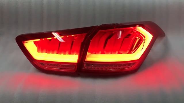 Задние фонари Хендай Крета 2016-2020 модель №3, комплект:Л+П, бегущий поворотник, арт:MF-TL-000493 смотреть онлайн