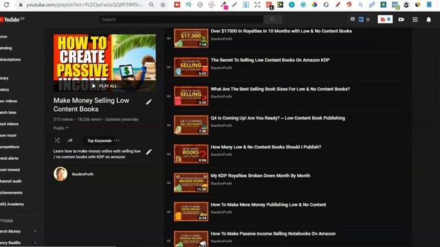 We Now Have Over 300+ Low & No Content Book Publishing Videos on Youtube! смотреть онлайн