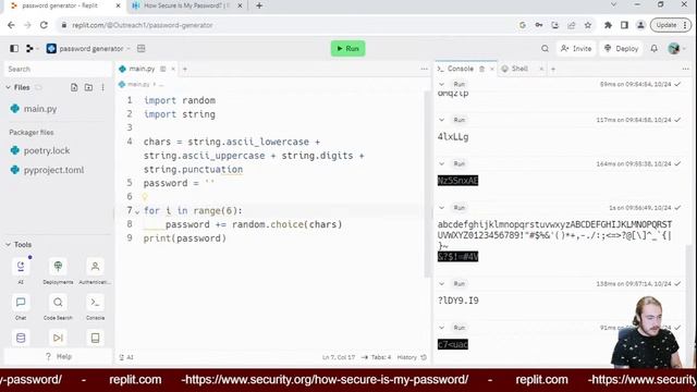 Password Generator (PYTHON) смотреть онлайн