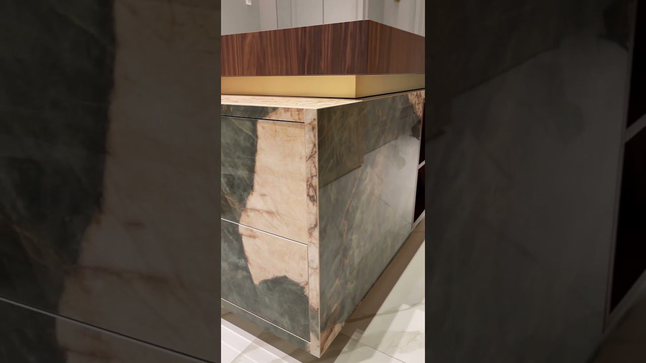 Облицевали деревянную тумбу керамогранитом на нашем объекте | ремонт старой квартиры на Арбате смотреть онлайн