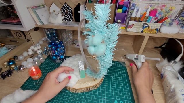 Идея новогоднего декора. Украшаем квартиру на Новый Год. DIY. смотреть онлайн