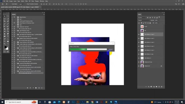 Professional Abstract Paint just 1 Click Photoshop Tutorial 2023 смотреть онлайн