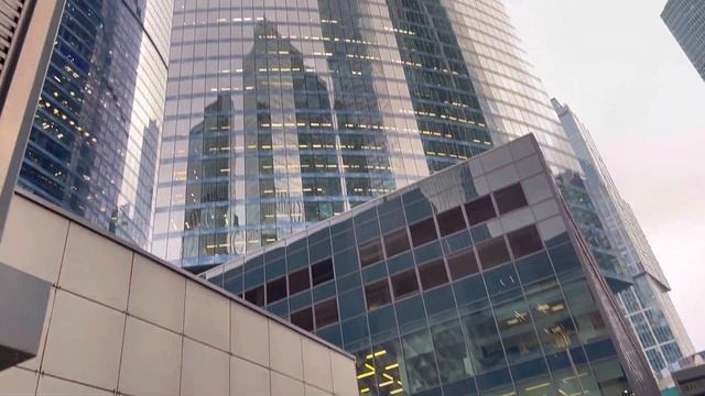 Москва Сити прогулка. Зимняя прогулка по деловому центру. 26.12.2022 смотреть онлайн