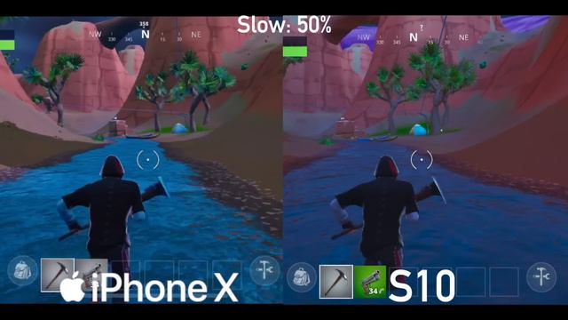 Fortnite Galaxy S10 vs Nintendo Switch vs iPhone X Graphics Comparison смотреть онлайн
