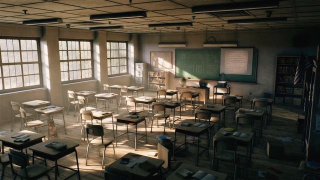 Old Classroom [UE5] - 3D Environment