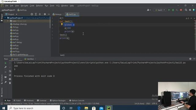 Bai22: Biến toàn cục Global python - Tự học lập trình python смотреть онлайн