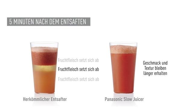 Slow Juicer MJ-L501K in schwarz für Säfte, Sorbets & Frozen Joghurt | Panasonic Produktvorstellung смотреть онлайн