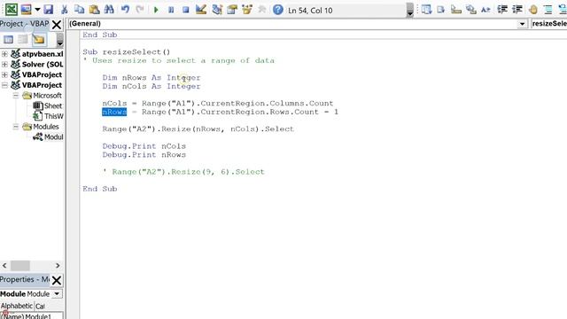 VBA Resize смотреть онлайн